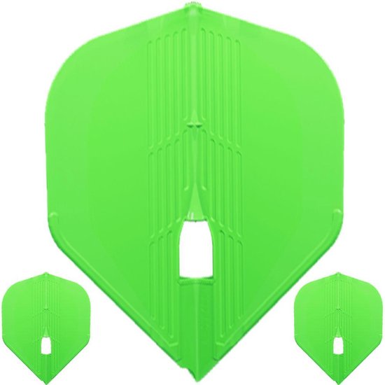 L-Style Champagne Kami L1 Pro Standard Neon Green - Dart Flights van L-Style — afbeelding 5