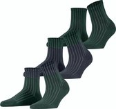 Esprit Rib Block 3-Pack Kinderen Sokken - Multicolour - Maat 35-38