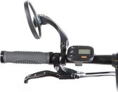 fietsspiegel Hi-Speed met klem links zwart
