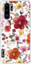 Casetastic Huawei P30 Pro Hoesje - Softcover Hoesje met Design - Flowers Multi Print