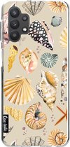 Casetastic Samsung Galaxy A32 (2021) 5G Hoesje - Softcover Hoesje met Design - Sea Shells Sand Print