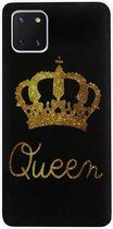 ADEL Siliconen Back Cover Softcase Hoesje Geschikt voor Samsung Galaxy Note 10 Lite - Queen Koningin