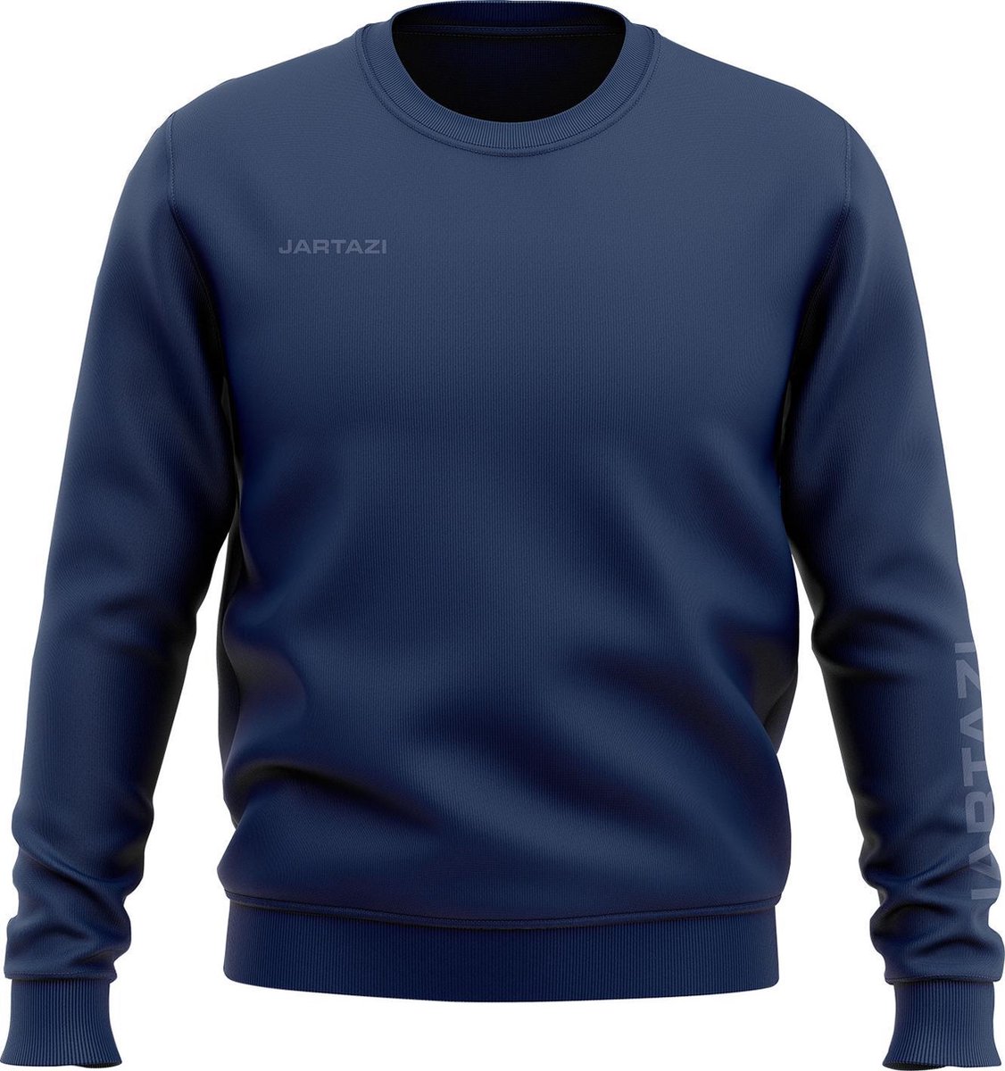 Jartazi Sweater Premium Crewneck Katoen/polyester Navy Maat 4xl