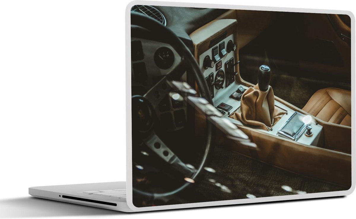 Afbeelding van product SleevesAndCases  Laptop sticker - 12.3 inch - Auto - Stuur - Versnellingspook