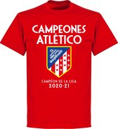 Atletico Madrid La Liga Winners T-Shirt 2021 - Rood - L