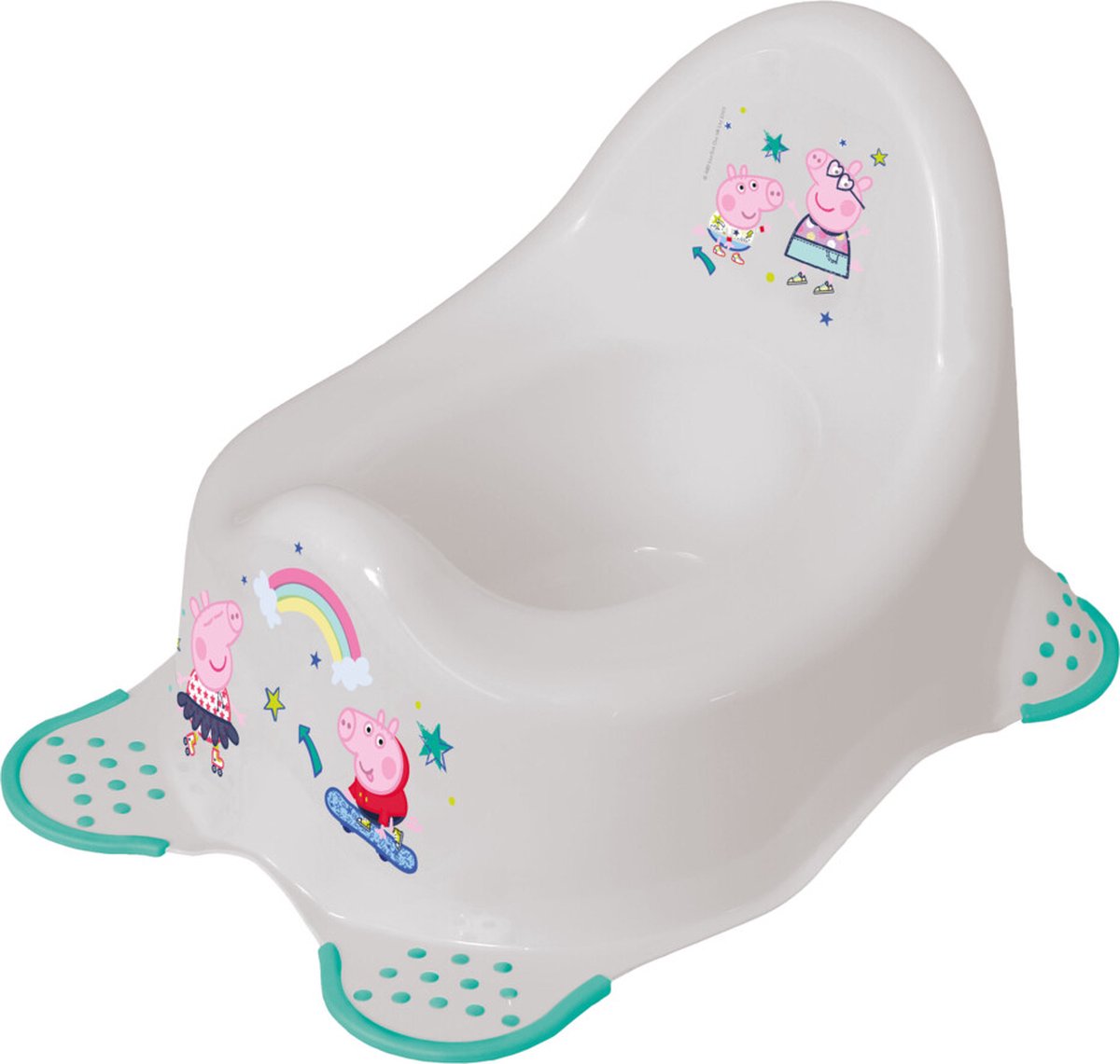 Goedkoopste Keeeper Peppa Pig Plaspotje - licht grijs