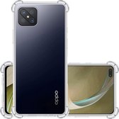 OPPO Reno 4Z Hoesje 5G Versie Transparant Cover Silicone Shock Case Siliconen Hoes