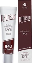 Bronsun wimper en wenkbrauw verf Red Chestnut | wenkbrauw verf | eyebrow tint | eyelash tint | bronsun tint