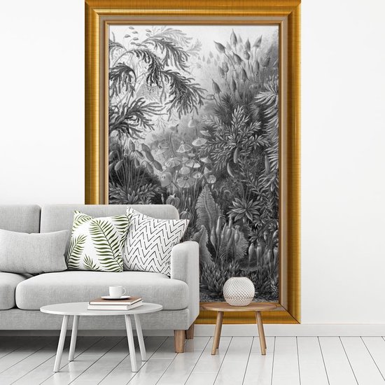 Papier Peint - Papiers Papier peint photo Art - Peintre - Or - Cadre - Largeur 160 cm x Hauteur 240 cm