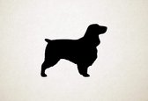 Field Spaniel - Silhouette hond - L - 75x92cm - Zwart - wanddecoratie