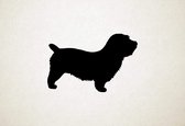 Glen Of Imaal Terrier - Silhouette hond - L - 69x105cm - Zwart - wanddecoratie