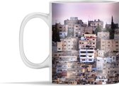 Mok - Paarse lucht boven Amman in Jordanië - 350 ml - Beker