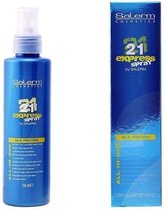 Haarmasker zonder spoeling 21 Express Silk Protein Spray Salerm (150 ml)