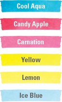 Studio 71 - Alcohol Brush Marker Set - 6 stuks - Bright primaries