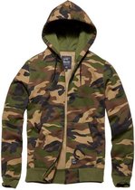 Vintage Industries Redstone hooded sweater woodland camo