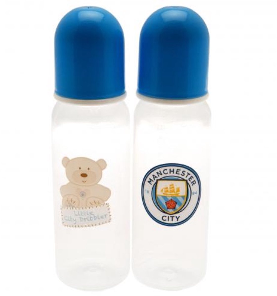Manchester City 2pk Feeding Bottles