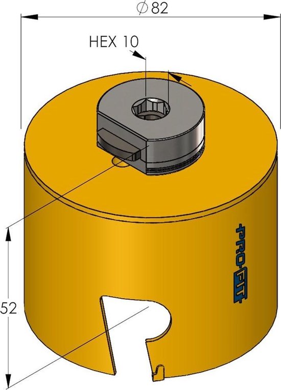 scie cloche HM 60mm