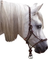 S2g Touwhalster Paard Pony Bruin/marineblauw