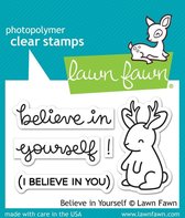 Believe in Yourself Clear Stamps (LF1042)