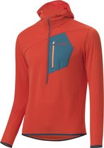 Loeffler shirt lange mouwen M HZ Hoody Aero TechFleece - Oranje