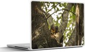 Laptop sticker - 14 inch - Kleine dieren in een boom - 32x5x23x5cm - Laptopstickers - Laptop skin - Cover