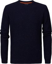 Petrol Industries - Heren Comfortabele trui - Blauw - Maat XXXL