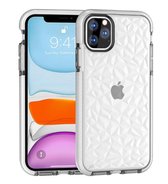 ShieldCase diamanten case geschikt voor Apple iPhone 12 / 12 Pro - 6.1 inch - wit