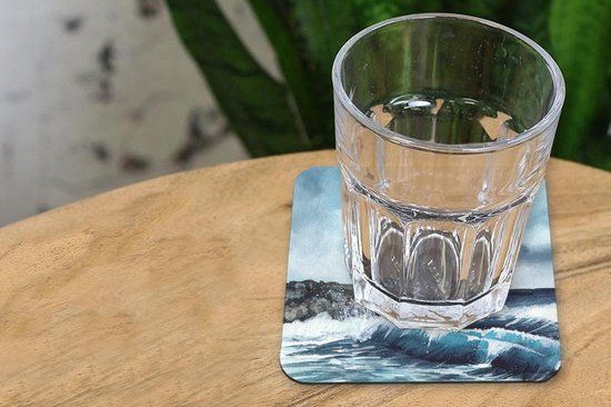 Sous-verres -verres - Mer - Golf - Phare - 10x10 cm - 6 pièces