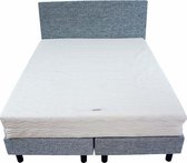 Bedworld Boxspring 120x200 - Stevig - Waterafstotend grof - Licht blauw (P73)