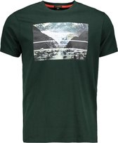 Haze & Finn T-shirt Tee Photo Print Mu16 0030 Scarab Green Mannen Maat - M