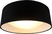 Olucia Dewy - Plafondlamp - Zwart - E27