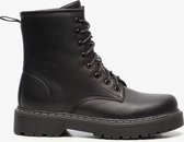 Blue Box dames veterboots - Zwart - Maat 42