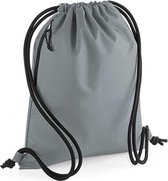 Gymtas 100% gerecycled polyester 40 x 48 cm (Pure Grey)