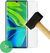 Xiaomi Mi Note 10 Lite - 3x Screenprotector - screen protector - glas - bescherm - beschermglas