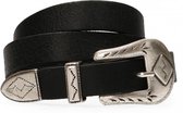 Legend  - Riem Western Leer - Womens - Black - 95