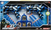 Swat equipment 4-delig blauw