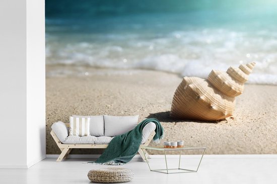 Papier peint - Papier peint photo Coquillage - Plage - Mer - Largeur 420 cm x hauteur 280 cm