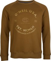 O'Neill Sweatshirts Men Americana Crew Sweatshirt Bruin L - Bruin 65% Katoen, 35% Gerecycled Polyester