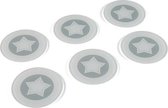 Onderzetters Kristal Sterren (6 Onderdelen)