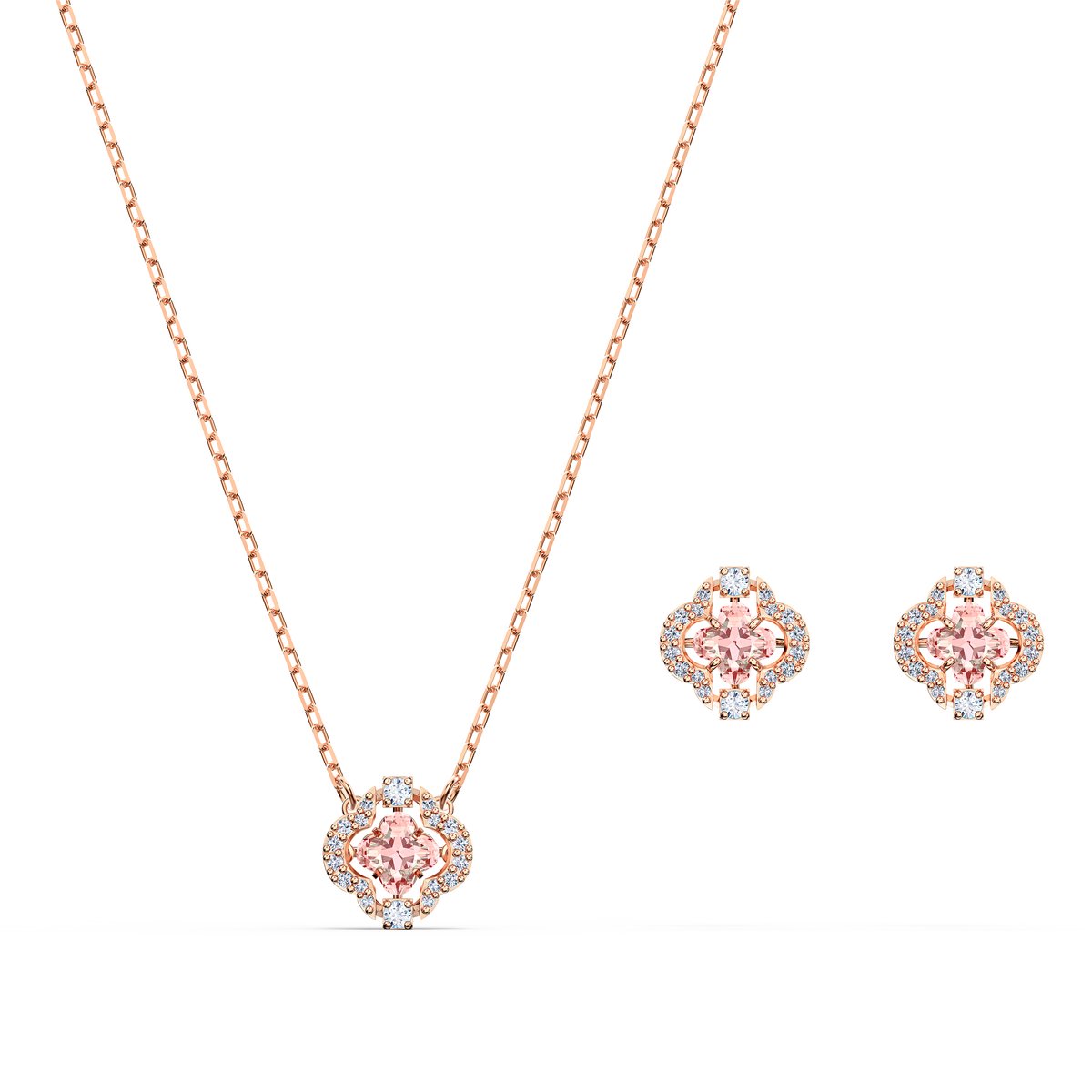 Swarovski Sparkling Set  - Roségoud