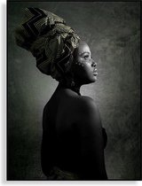 Schilderij Africano 4 (60 x 2 x 80 cm)
