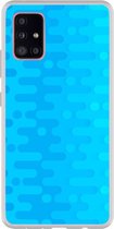 Smartphonebooster Telefoonhoesje - Back Cover - Geschikt Voor Samsung Galaxy A51 5G - Blue En Blue