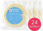 Protiplan |  24 Tortilla Wraps | Atkins Recept | Voordeelpakket | 24  x 40 gram | Perfect voor een koolhydraatarme lunch of diner