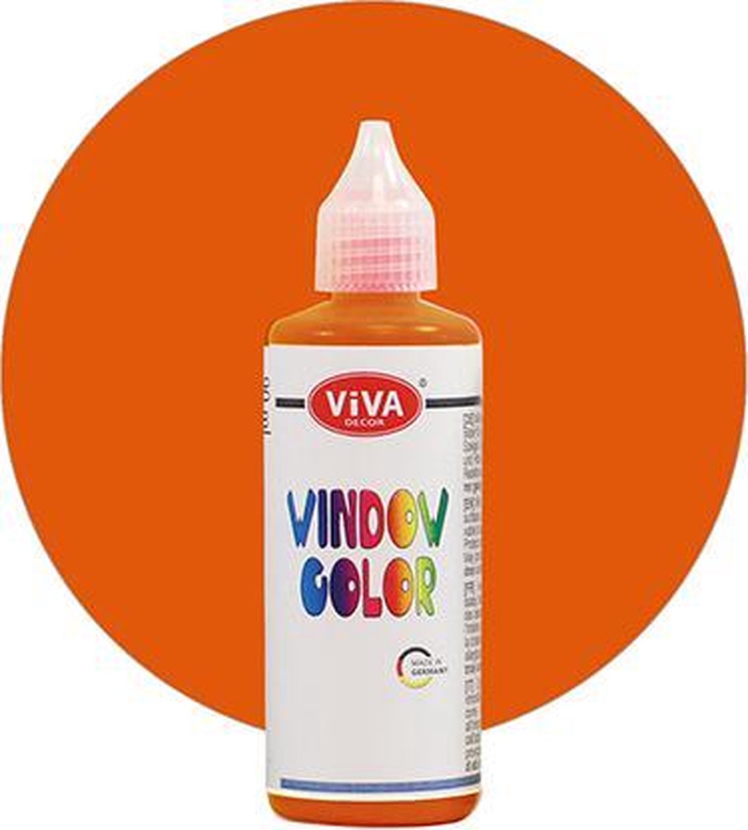 Glasverf - Stickerverf - oranje - Viva Kids - Windowcolor - 90ml