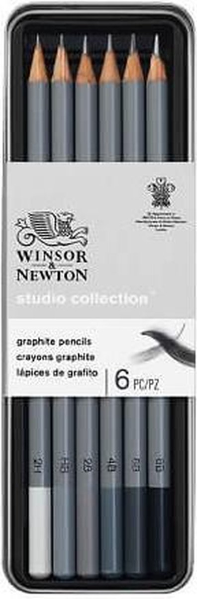 Winsor & Newton Studio Collection 6 Graphite Pencil Set