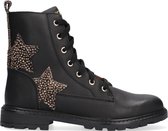 Omoda Om121753 Veterboots - Laarzen Met Veters - Meisjes - Zwart - Maat 31
