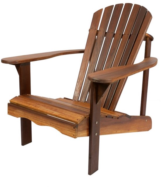 Chaise de jardin MaximaVida avec repose-pieds Toronto huilé - acajou exclusif