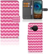 Hoesje ontwerpen Nokia X10 | Nokia X20 GSM Hoesje ontwerpen Waves Pink