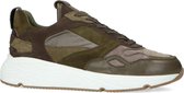 Sacha - Dames - Khaki sneakers met suède details - Maat 37