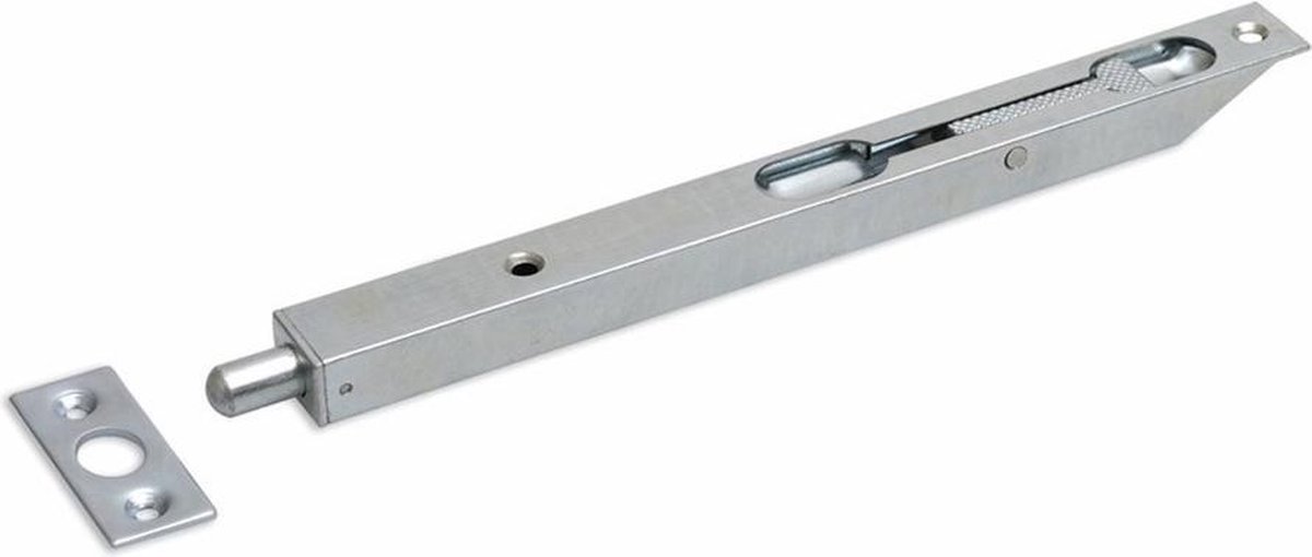 Kantschuif - Verzinkt - Staal - Dulimex - Dulimex bascule staal, 20 mm breed, afgeschuind recht 250 mm verzinkt
